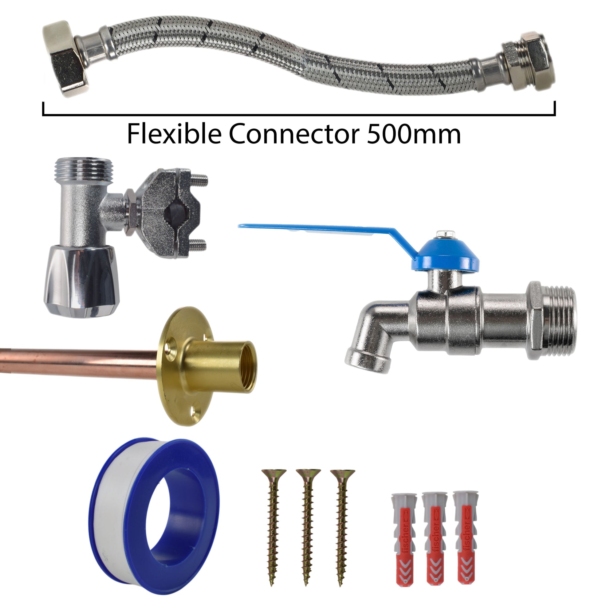 AP Supplies Simple Lever Tap FULL Connection Kit