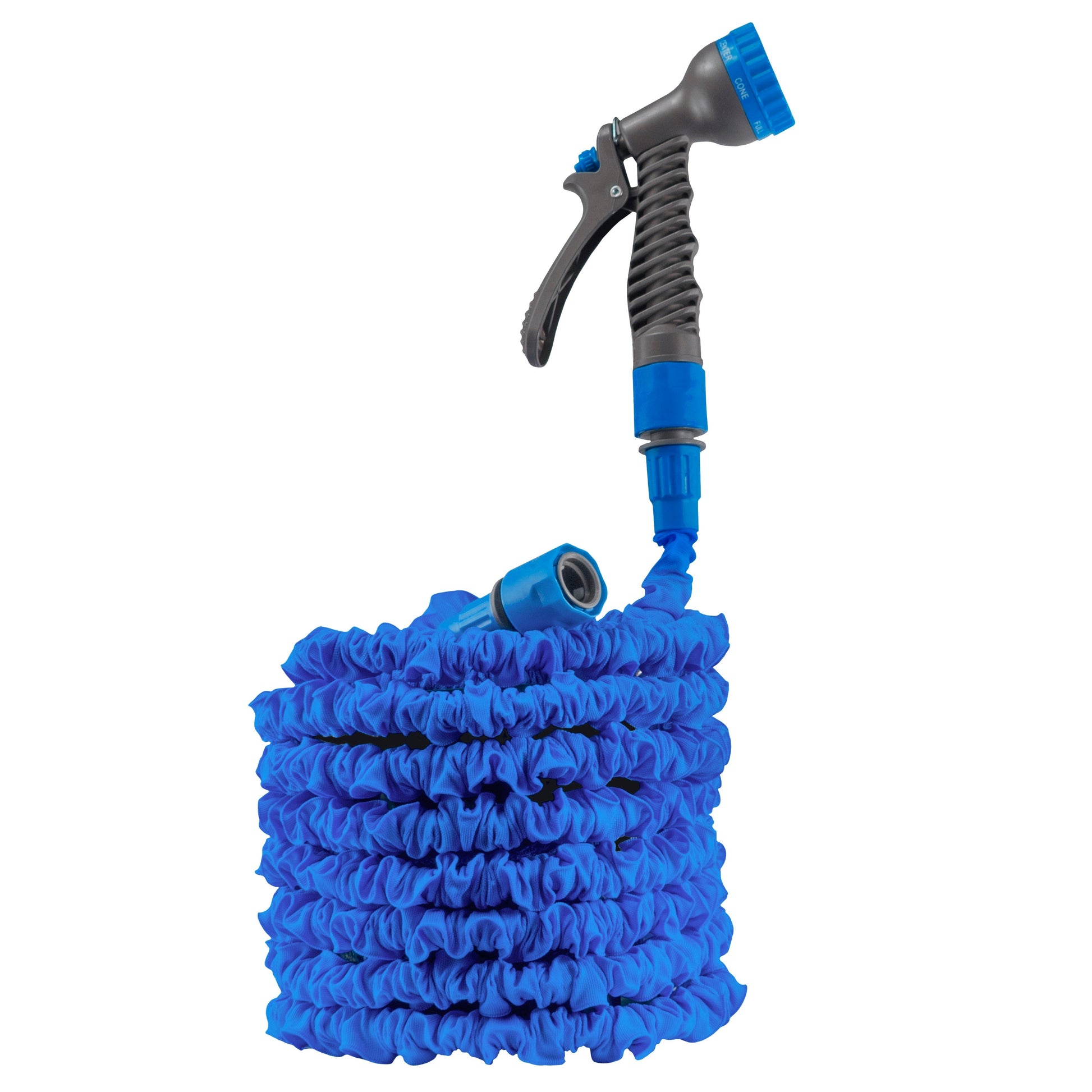 AP Supplies Dog Shower Mix Hot/Cold Water Expanding 5m-15m Blue