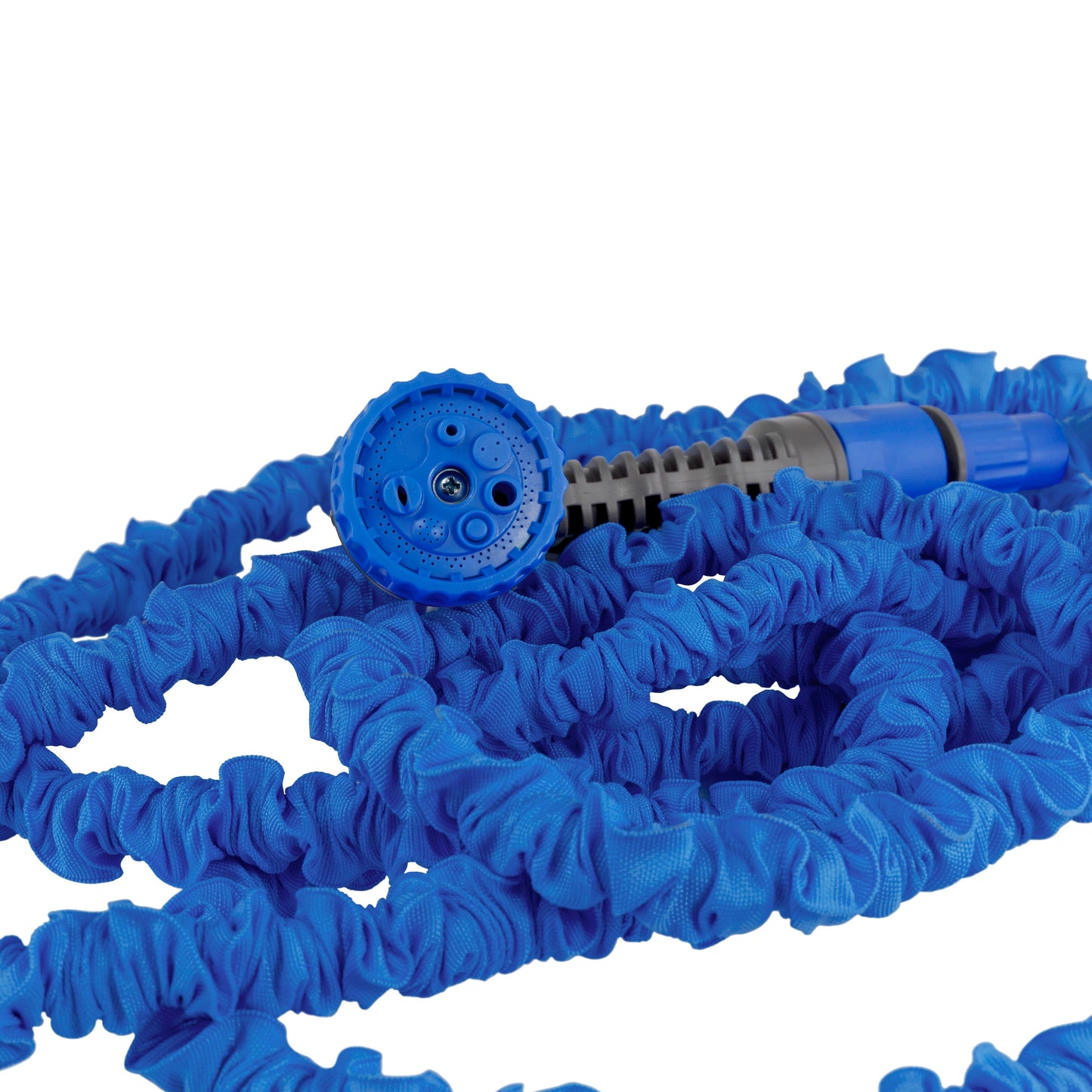 Expanding Trick Hose 7.5m - 22m Blue Outdoor Watering Kit Outdoor Hose Accessory