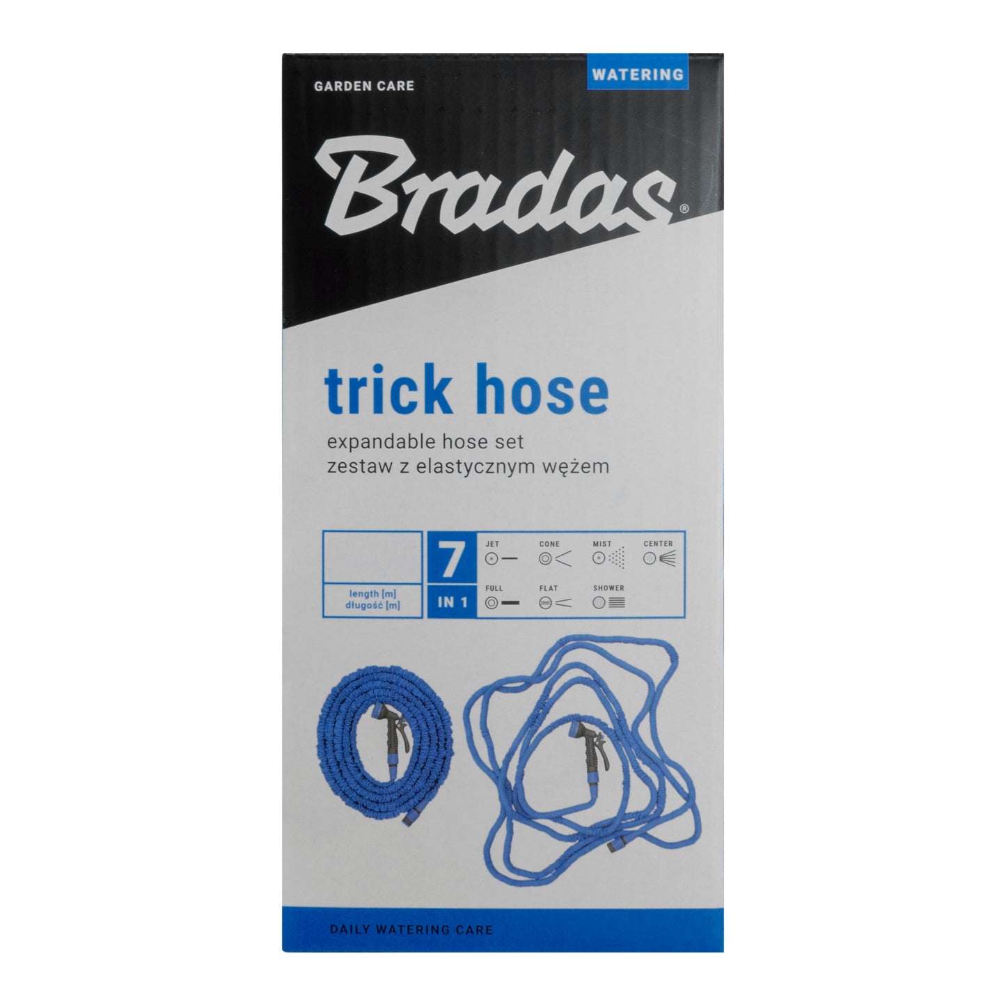 Expanding Trick Hose 10m - 30m Blue Outdoor Watering Kit Outdoor Hose Accessory