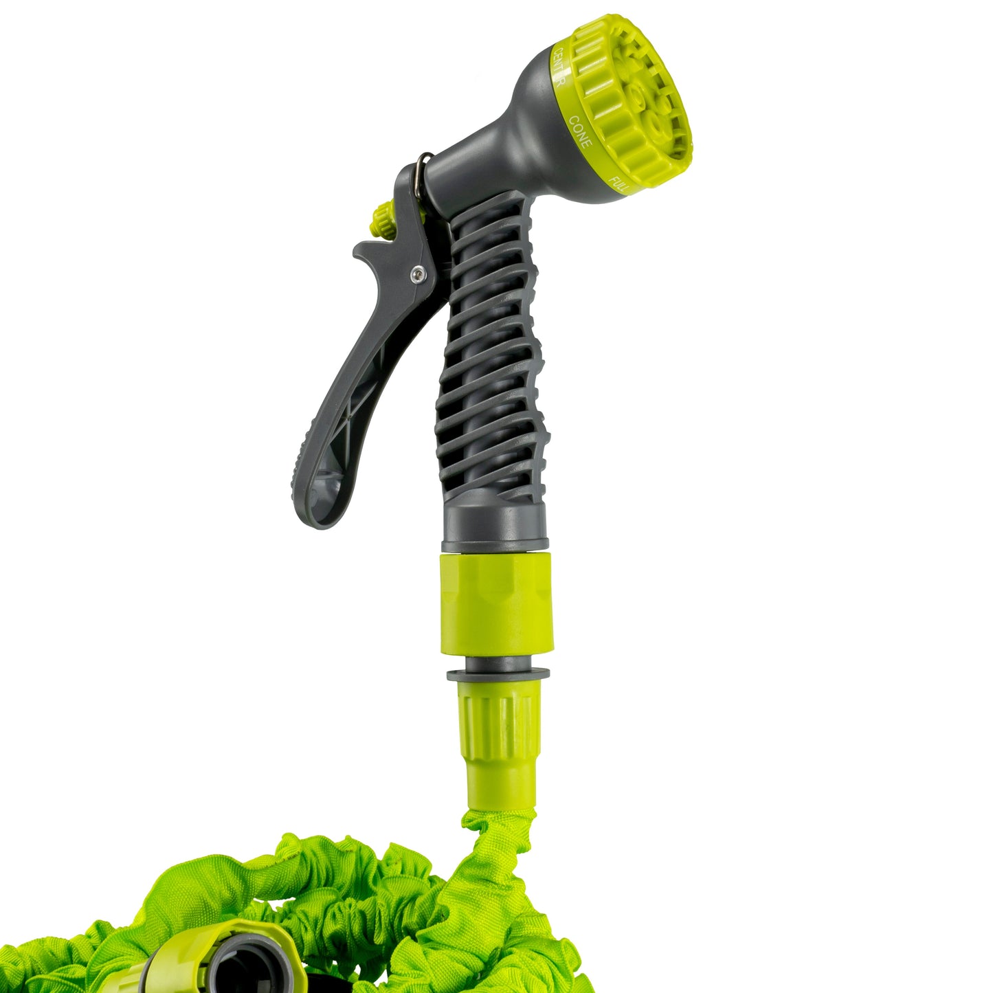 Expanding Trick Hose 5m - 15m Lime Outdoor Watering Kit Outdoor Hose Accessory