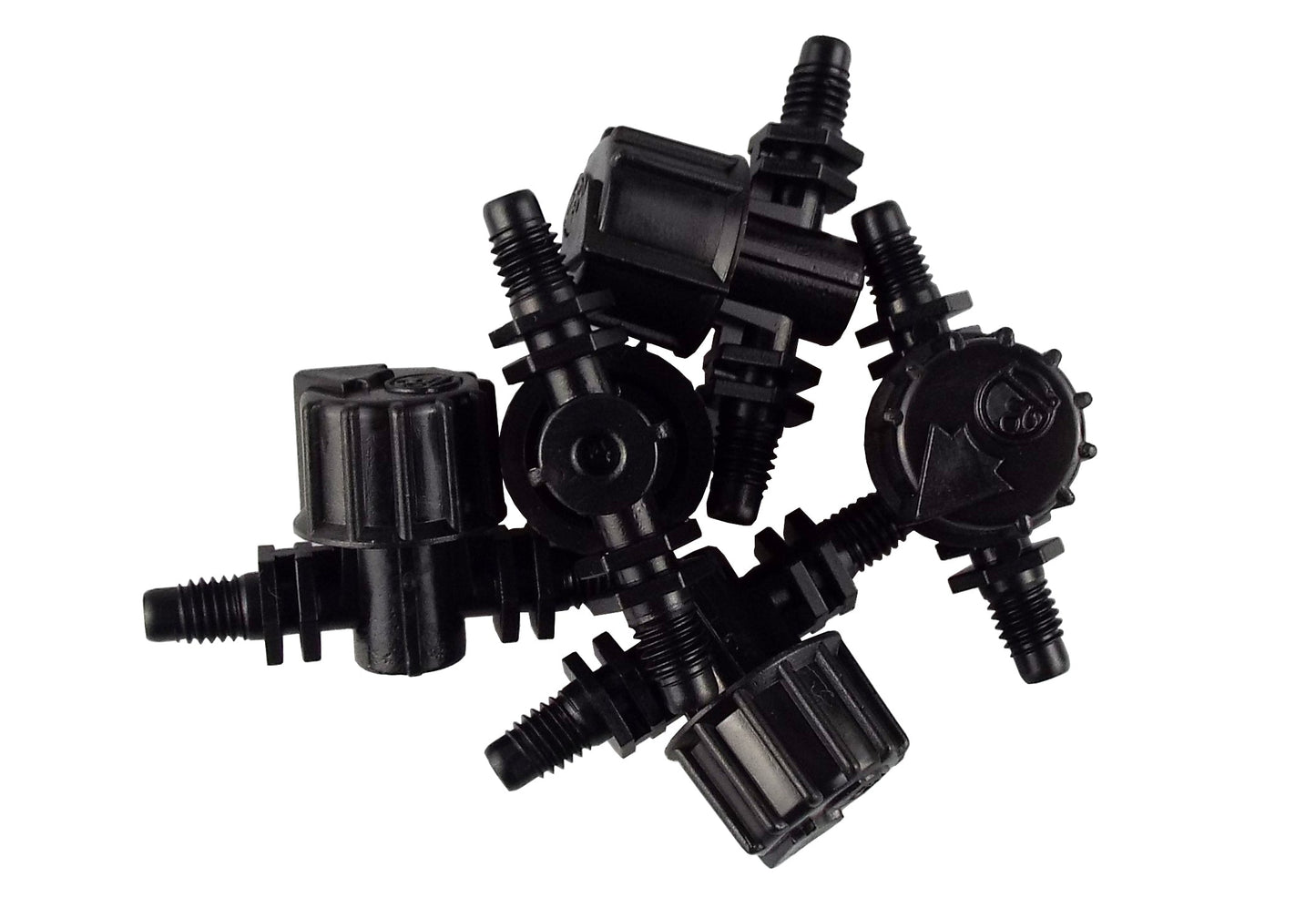 Antelco Vari-Flow Valve, 10-32 UNF Thread 4mm Water Connector Water Flow Control