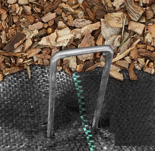 Weed Matting Metal Hold Down Pegs Staples 30mmx 150mm (Pack of 100)