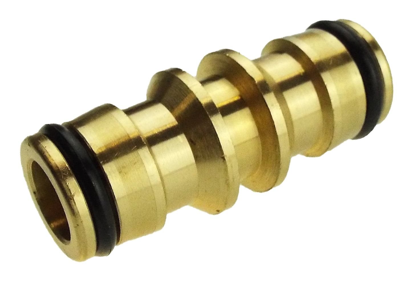 Two Way Male Snap-On Connector Brass Outdoor Watering Kit DIY Workshop Accessory