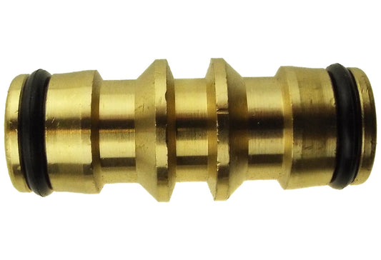 Two Way Male Snap-On Connector Brass Outdoor Watering Kit DIY Workshop Accessory