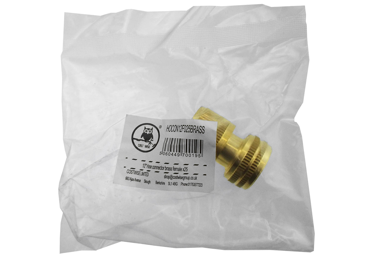 Hose Connector Snap-On Female Brass 1/2 Hose Garden Hose Pipe Hose Connector Set