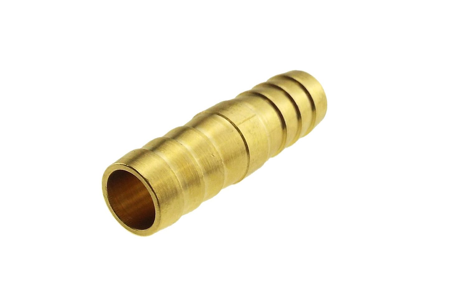 Brass Straight Joiner 10mm Pipe and Water Fitting Garden Water Connector