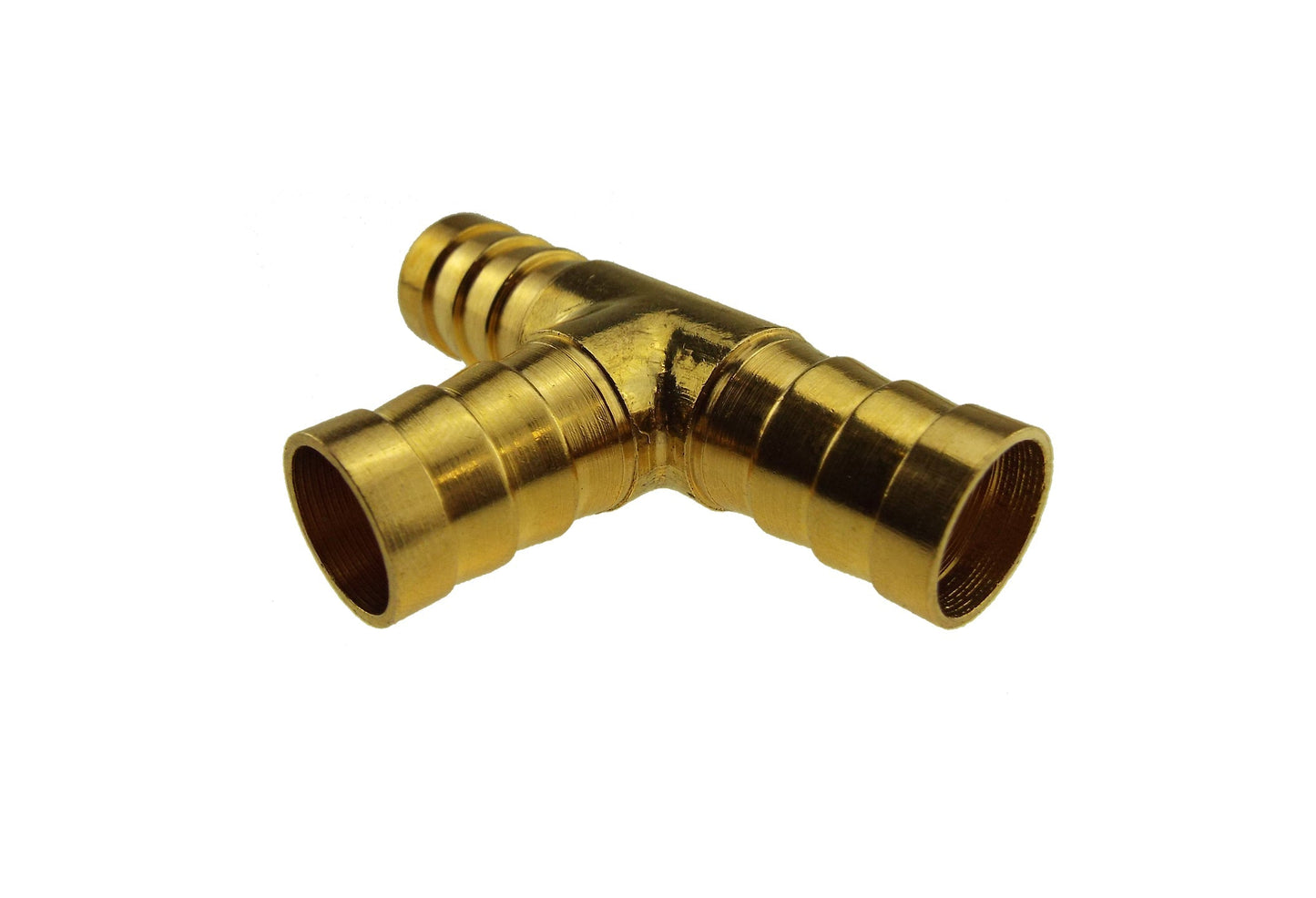 Brass Tee Connector 8mm Drip Irrigation Fitting DIY Workshop Accessory