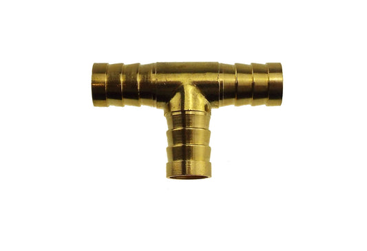 Brass Tee Connector 15mm Drip Irrigation Fitting DIY Workshop Accessory