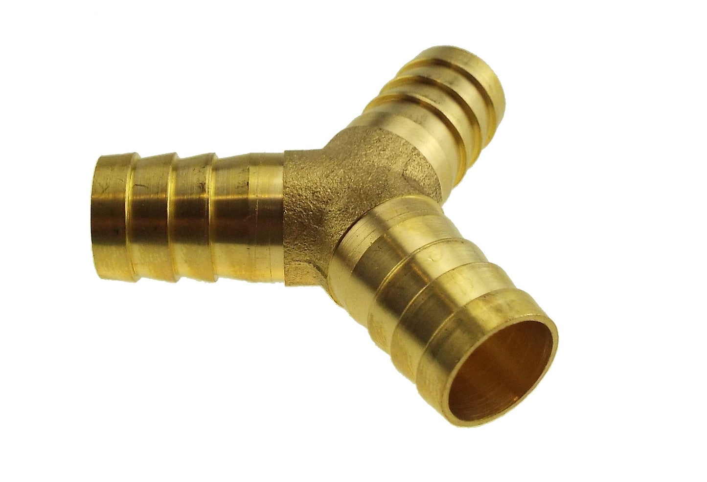 Brass Tee Y Connector 10mm Drip Irrigation Fitting DIY Workshop Accessory