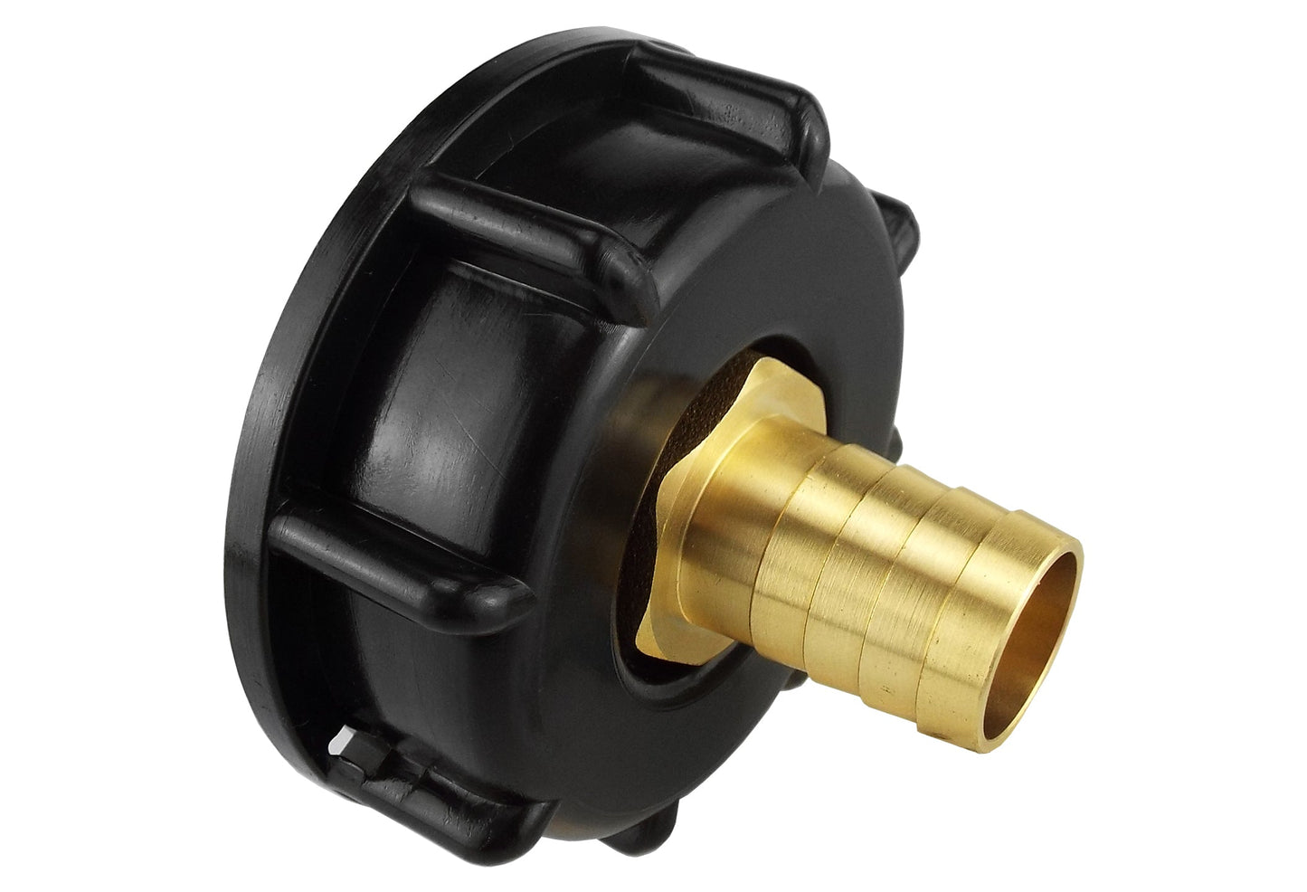 IBC 2 S60X6 Cap with 13mm Brass Barb Brass Water Fitting DIY Workshop Accessory