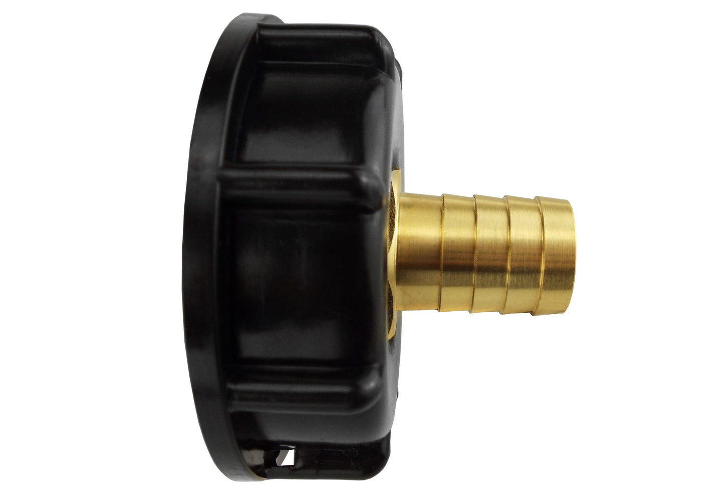 IBC 2 S60X6 Cap with 13mm Brass Barb Brass Water Fitting DIY Workshop Accessory