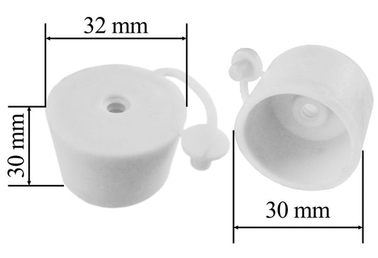 Demijohn Rubber Bung KZ 32 With Cap DIY Workshop Accessory Home and Garden Use