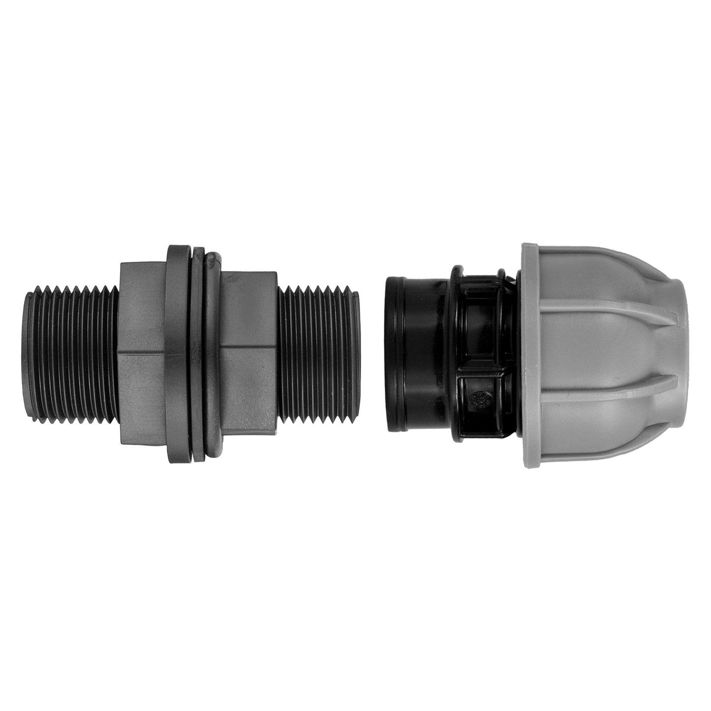 AP Supplies ¾” BSP Water Butt Fitting with 25mm MDPE Straight