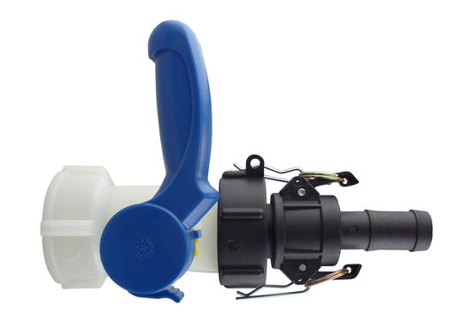 IBC 3 - S60X6M Valve with S60X6 - 2 Camlock Fitting and 2 Type C Camlock