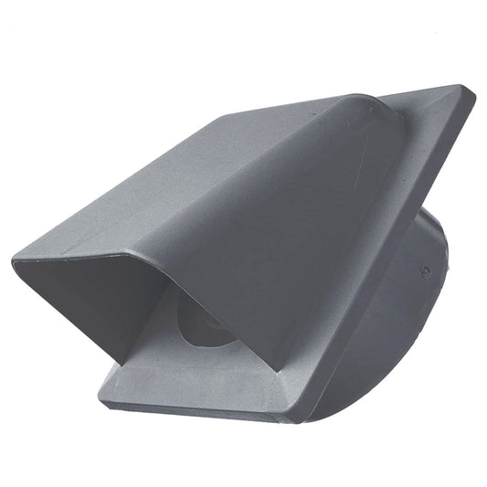 External Graphite Louvre Vent KRD/100G fi100mm for Home and Garden Use