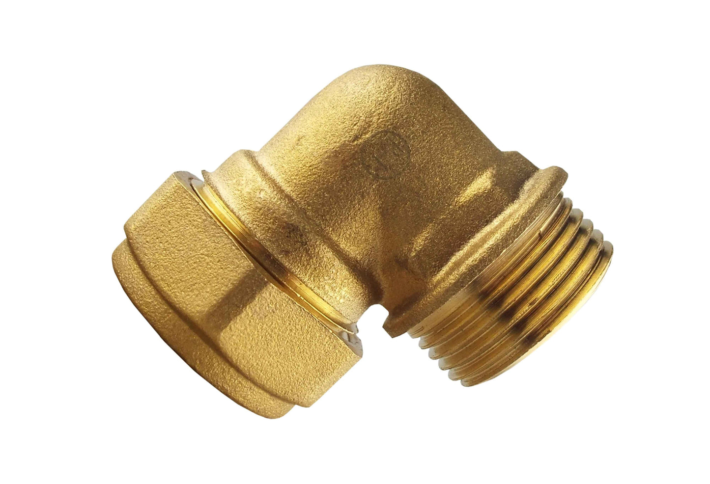 IBC 2 S60X6 Cap with Brass Compression Elbow 3/4 BSP - 15mm for Water Connector