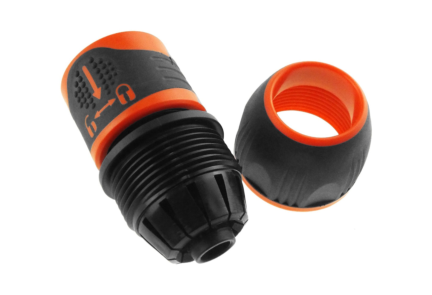 Cost Wise Click and Lock Hose Connector 1/2in-3/4in Hose for Hose Connector Set