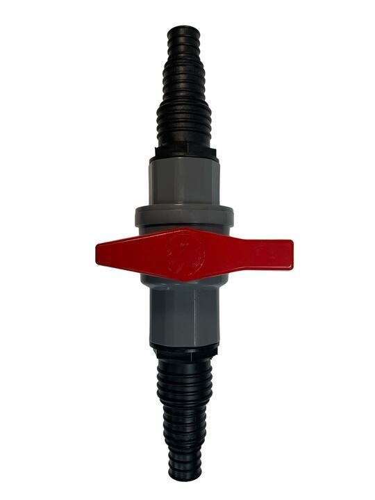 AP Supplies 1" BSPF Stopcock with Multi Size Pond Connector 20/25/32mm Kit