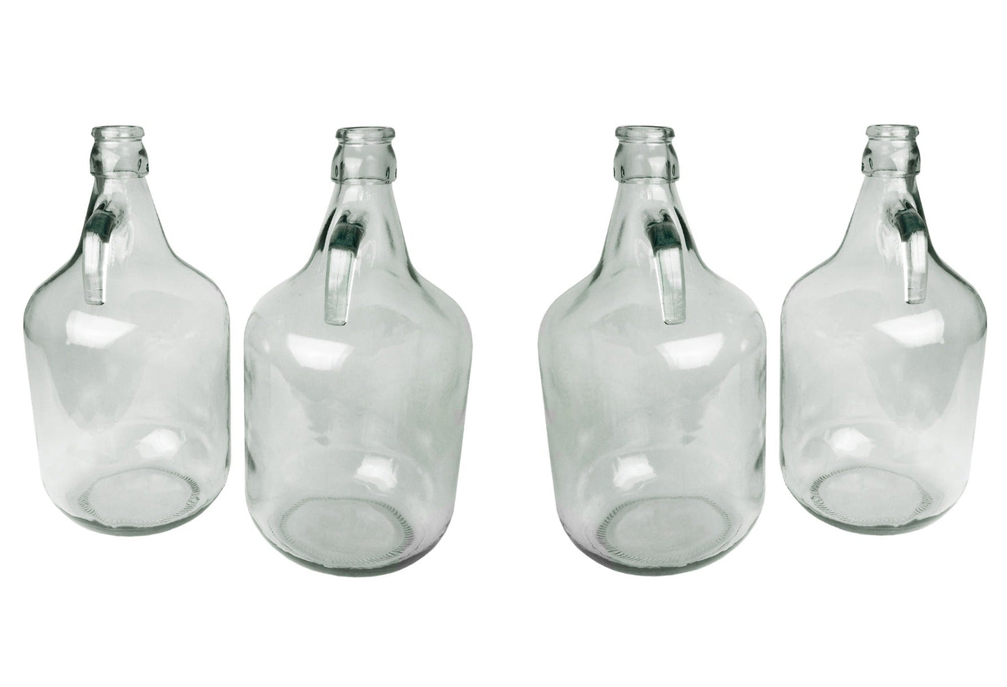 Glass Demijohn 5L 4 Pack Plain DIY Tool Accessory Home and Garden Use