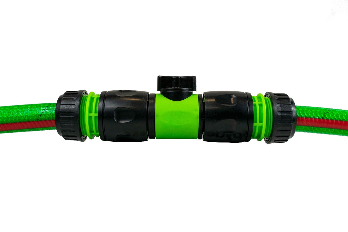 Cost Wise Snap On Male-Male In Line Valve Kit Black Green for Water Flow Control