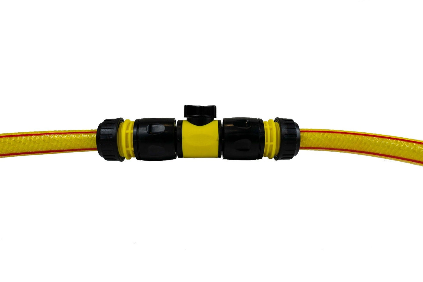 Cost Wise Snap On Male-Male In Line Valve Kit Yellow Black for Hose Pipe Fitting