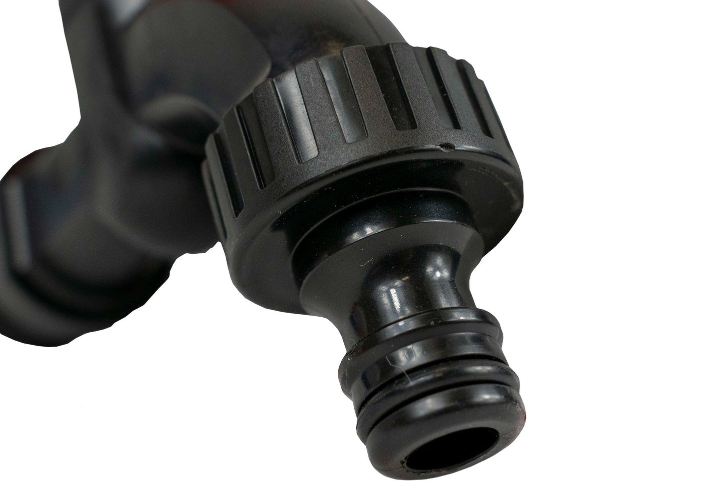 1/2in BSPM Plastic Quick Connect Tap Black Orange BSP Thread Fitting Tap Adapter