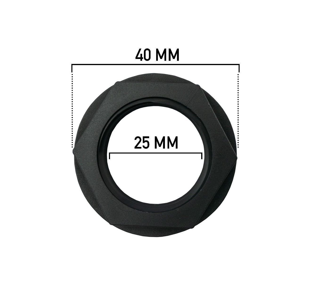3/4in BSPF Back Nut With Washer DIY Workshop Accessory Pipe and Water Fitting