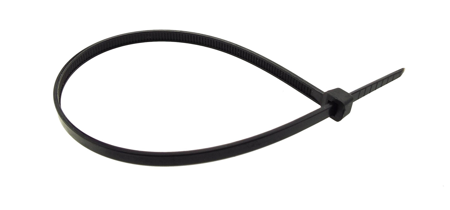 100 Cable Ties (2.5mm x 100mm) Black DIY Workshop Accessory Home and Garden Use