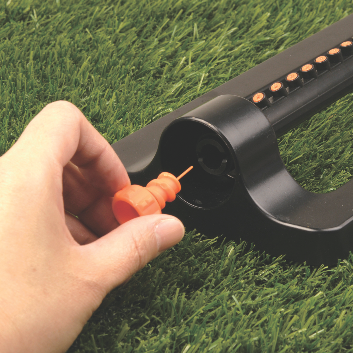 Compact Oscillating Sprinkler Eco Line Garden Hose Pipe DIY Workshop Accessory