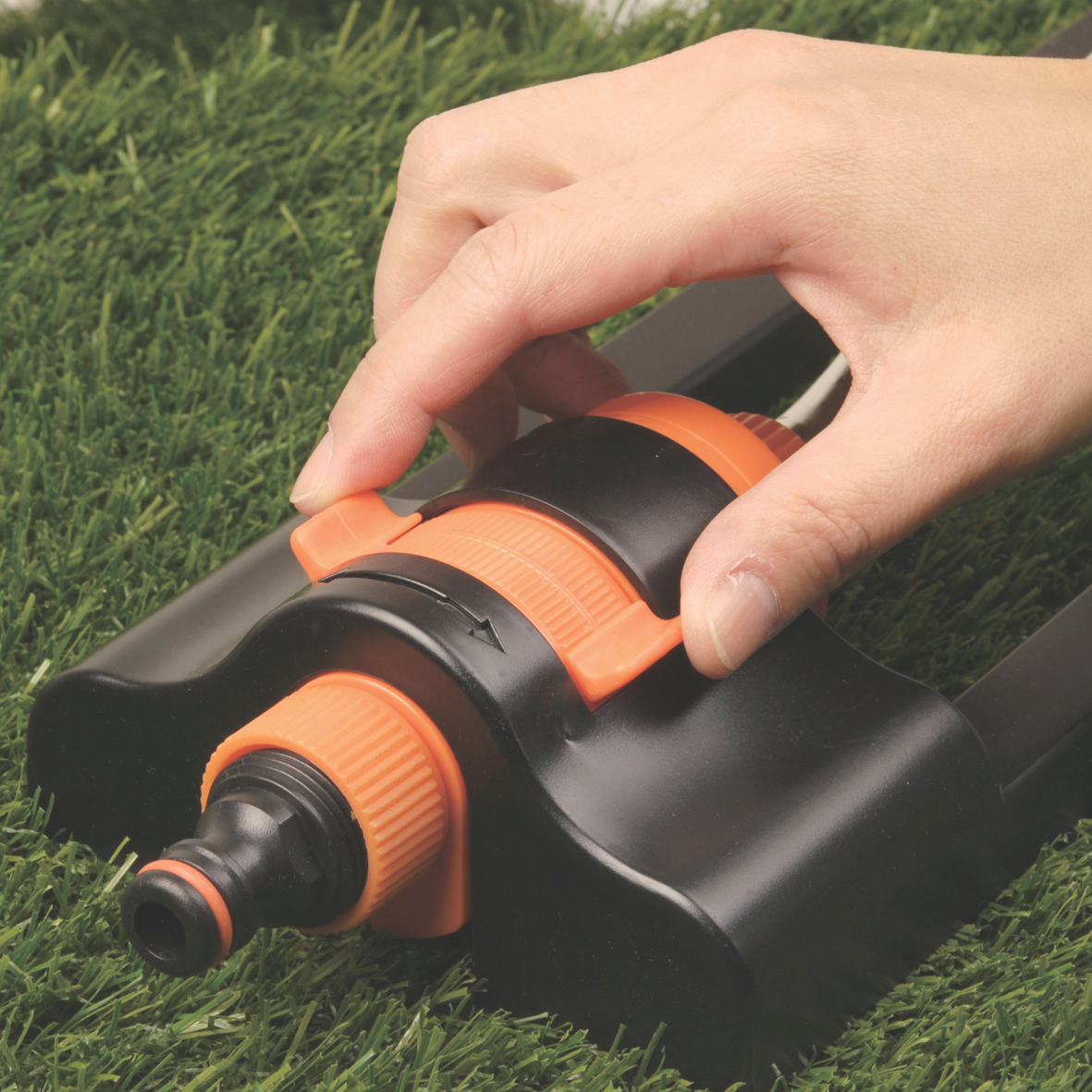 Compact Oscillating Sprinkler Eco Line Garden Hose Pipe DIY Workshop Accessory