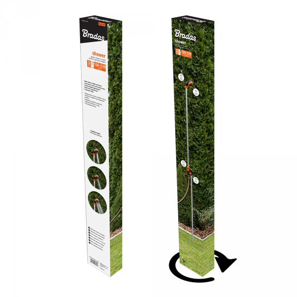 Garden Shower on Stake Outdoor Watering Kit Outdoor Hose Accessory