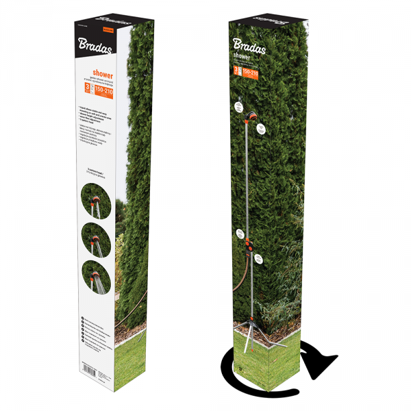 Garden Shower on Tripod Outdoor Watering Kit Outdoor Hose Accessory