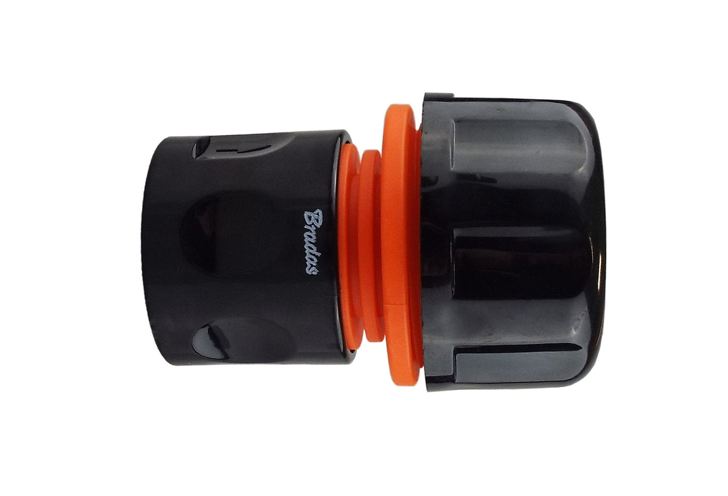 Female Hose Connector Max Flo 1in Hose Black Orange for Drip Irrigation Fitting