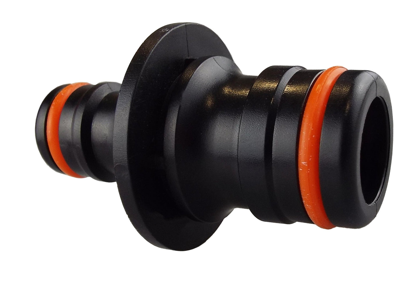 Two Way Adaptor Max Flo to Standard Snap-On Male Black Orange Hose Connector Set