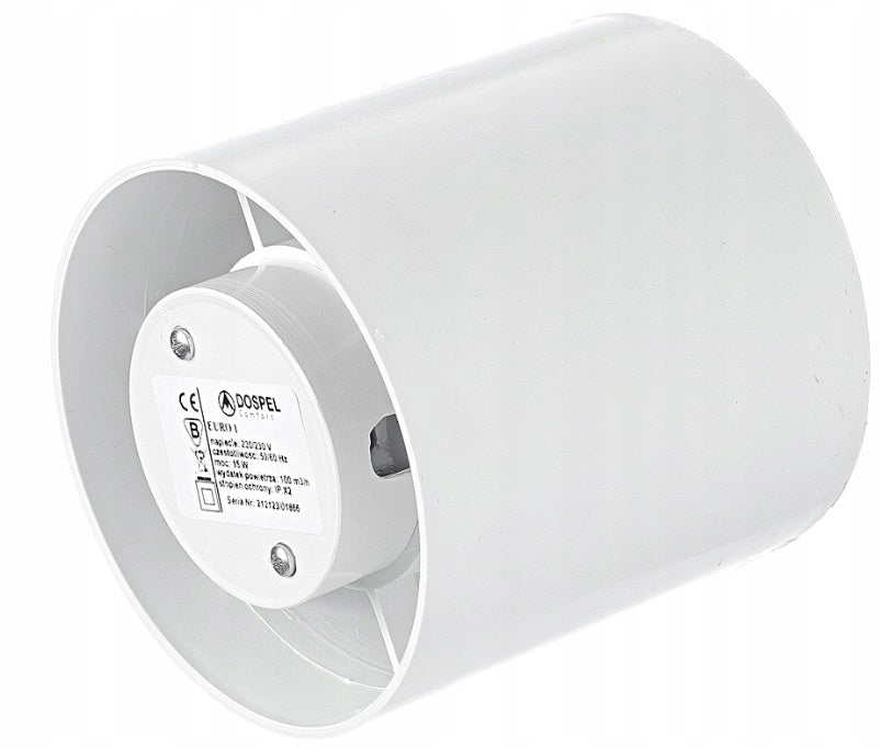 Euro 3 In Line Bathroom Fan 150mm DIY Tool Accessory Home and Garden Use