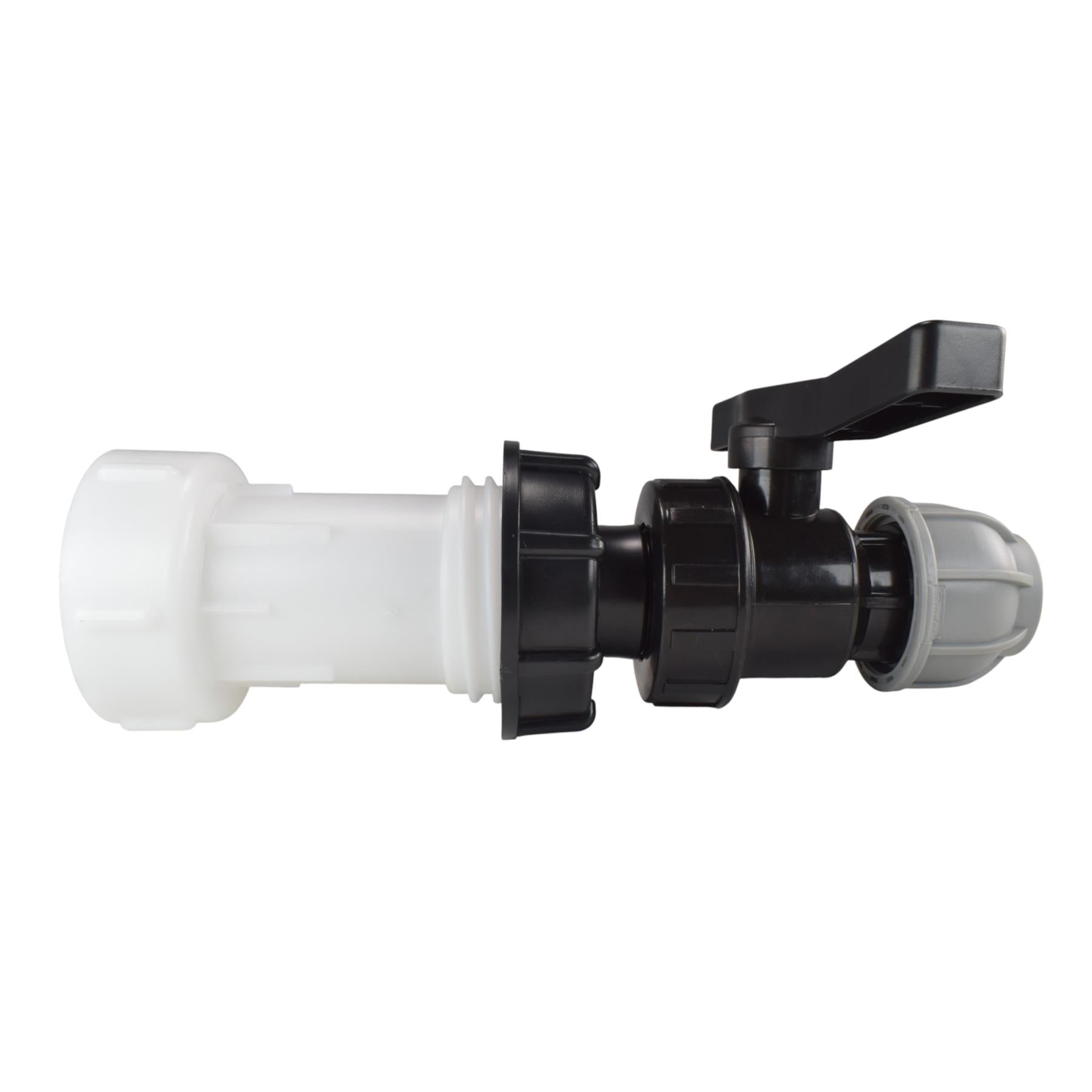 AP Supplies IBC Extender with 2” S60X6 Cap and 32mm MDPE Valve