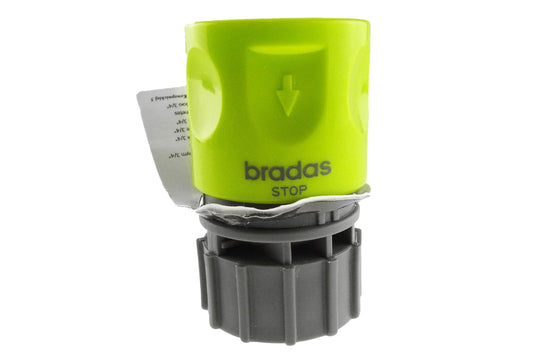 Female Hose Connector with 3/4in BSPF Thread Lime for Drip Irrigation Fitting