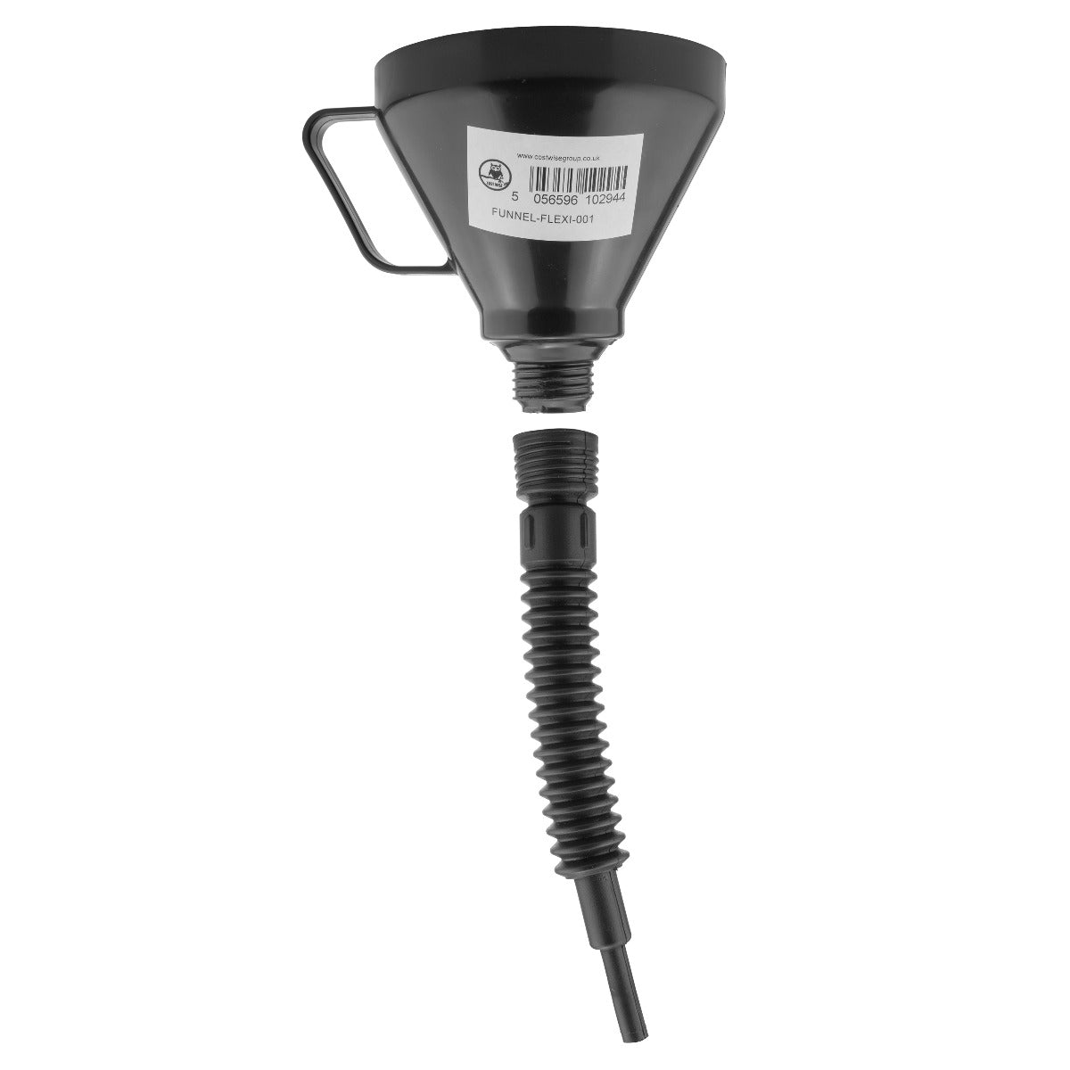 Car Fuel Funnel Flexi Black DIY Workshop Accessory Vehicle Fluid Funnel