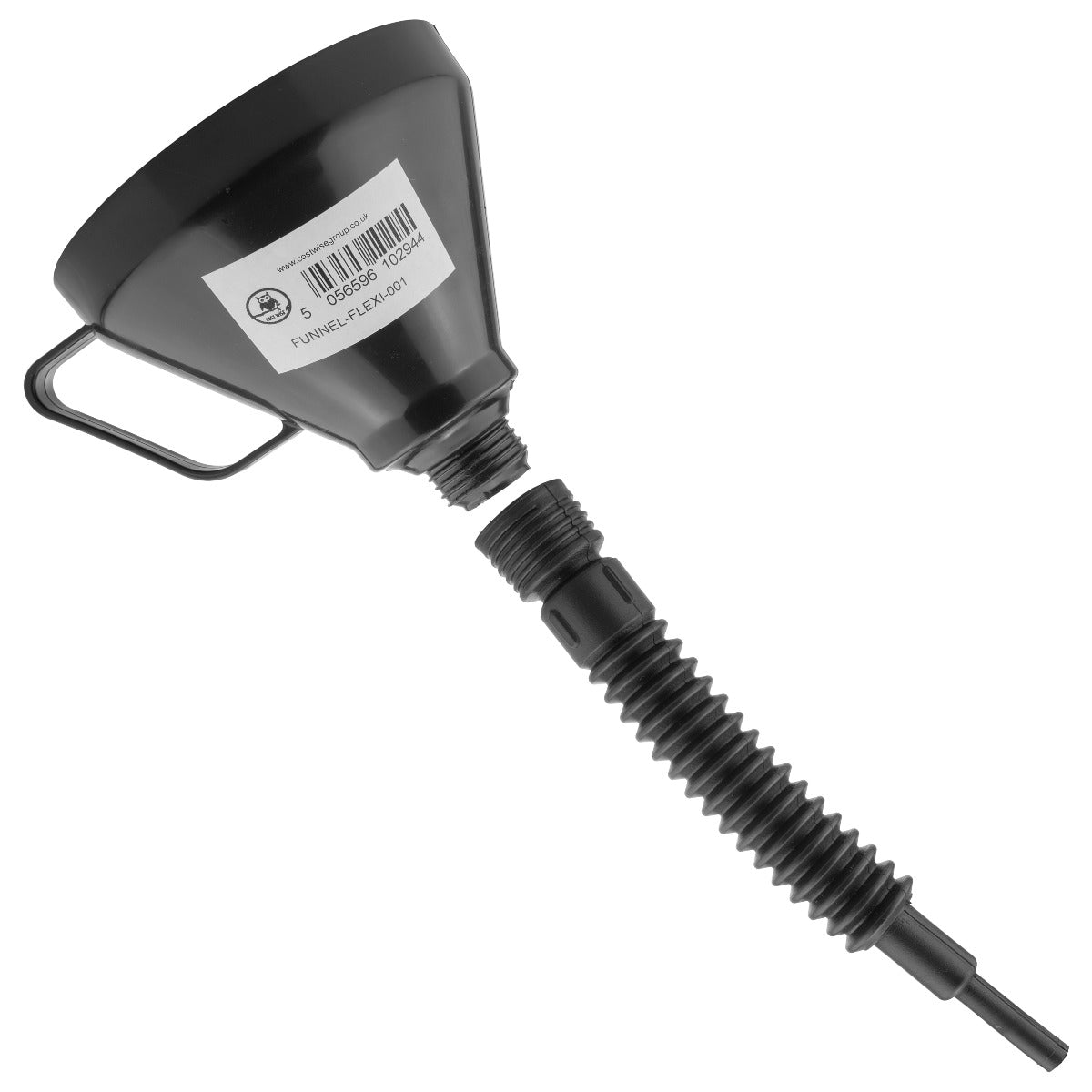 Car Fuel Funnel Flexi Black DIY Workshop Accessory Vehicle Fluid Funnel