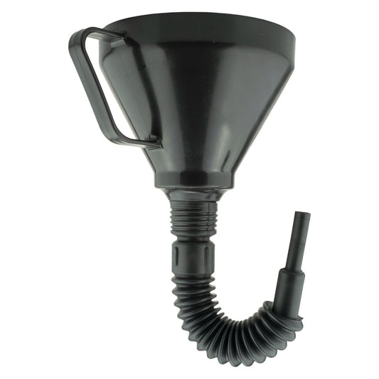 Car Fuel Funnel Flexi Black DIY Workshop Accessory Vehicle Fluid Funnel