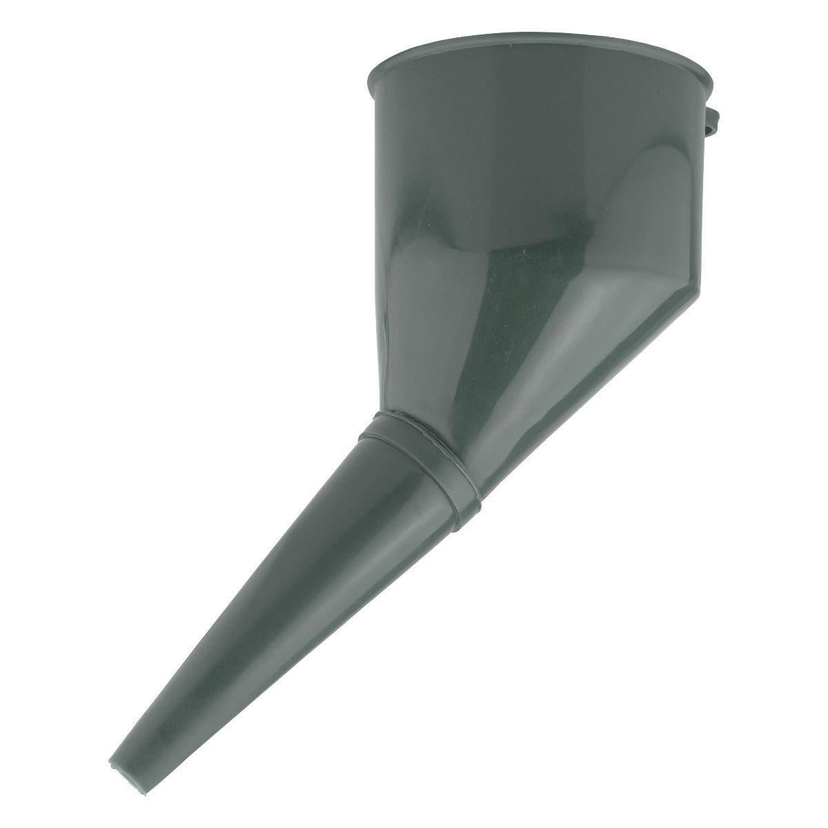 Angled Car Fuel Funnel with Filter, Gray Water Flow Control Vehicle Fluid Funnel