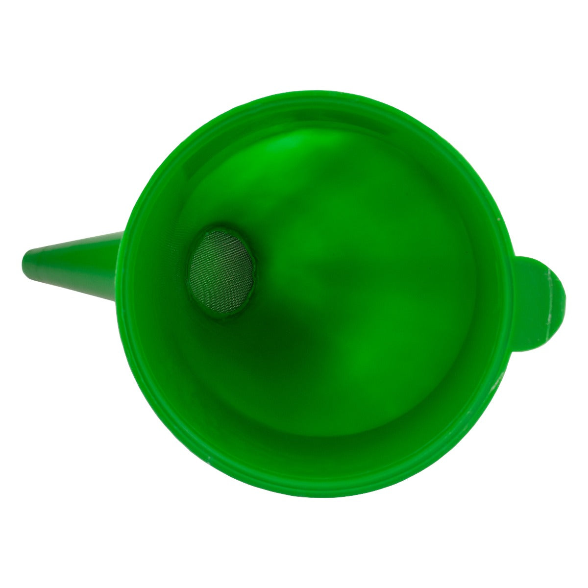 Angled Car Fuel Funnel with Filter, Green Water Flow Control Winter Vehicle Tool