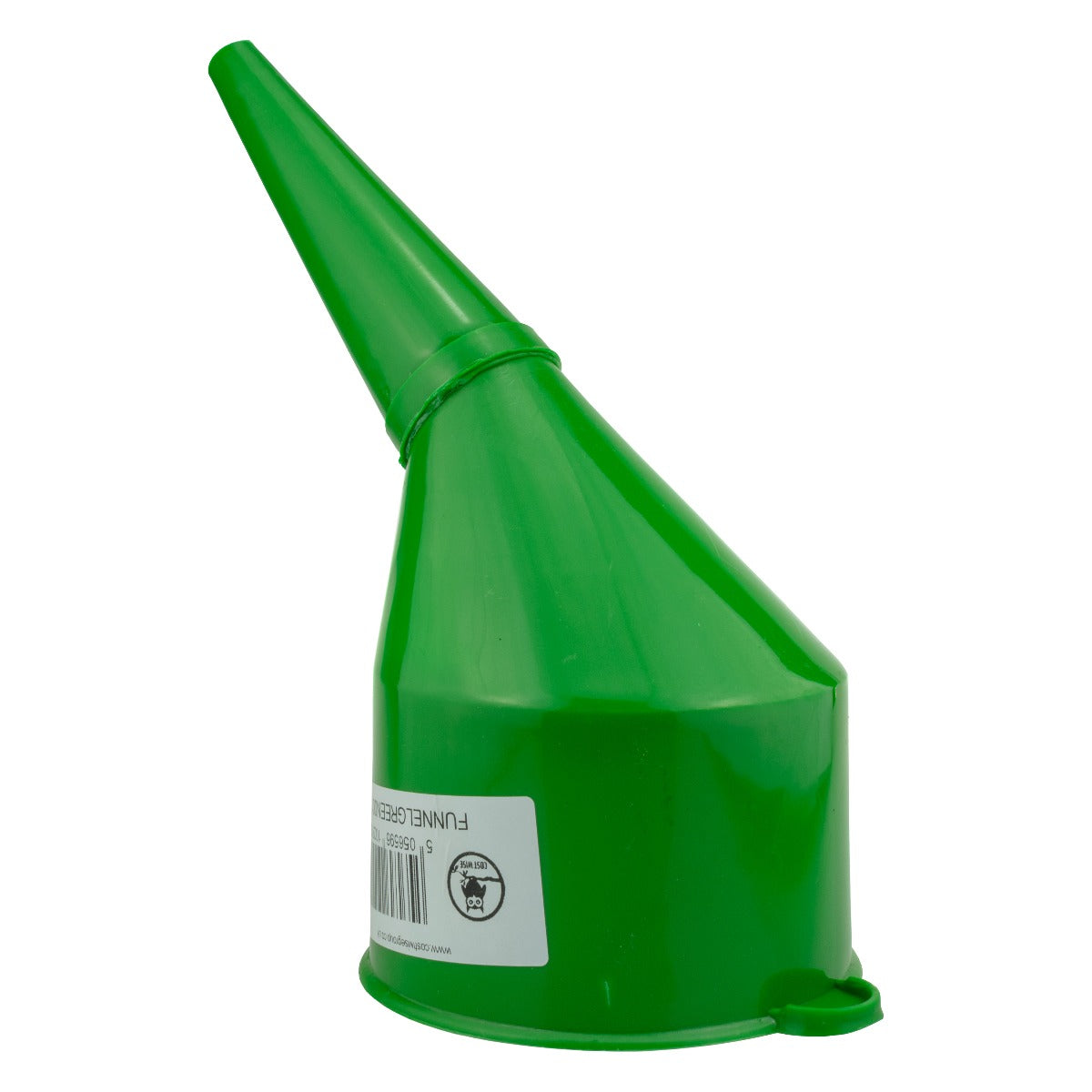 Angled Car Fuel Funnel with Filter, Green Water Flow Control Winter Vehicle Tool