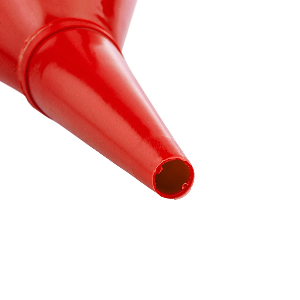 Angled Car Fuel Funnel with Filter, Red Vehicle Fluid Funnel Winter Vehicle Tool