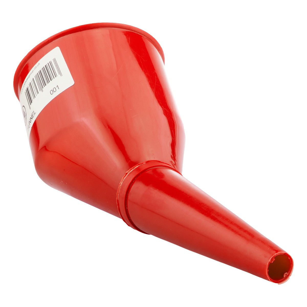 Angled Car Fuel Funnel with Filter, Red Vehicle Fluid Funnel Winter Vehicle Tool
