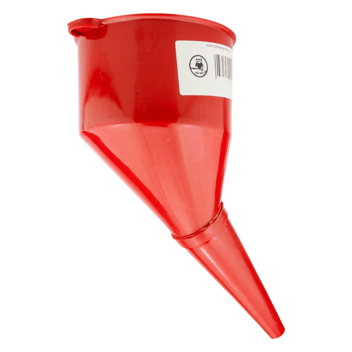 Angled Car Fuel Funnel with Filter, Red Vehicle Fluid Funnel Winter Vehicle Tool