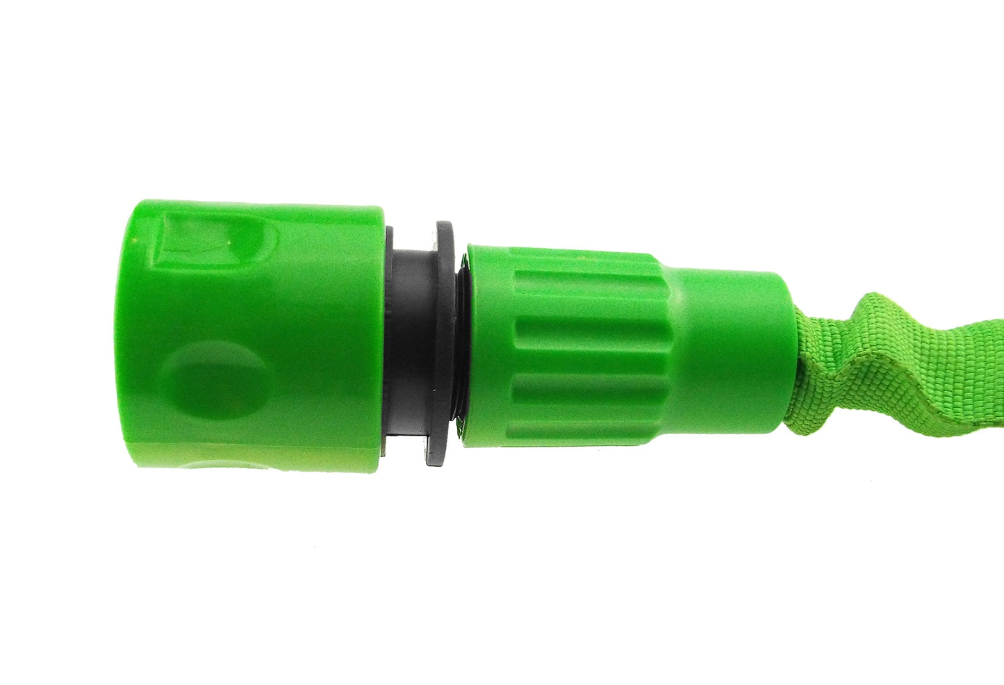Expanding Hose Connector Green Pipe and Water Fitting Garden Water Connector