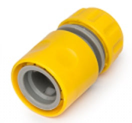 Hose Connectors Set With Nozzle Yellow Hose Connector Set Pipe and Water Fitting