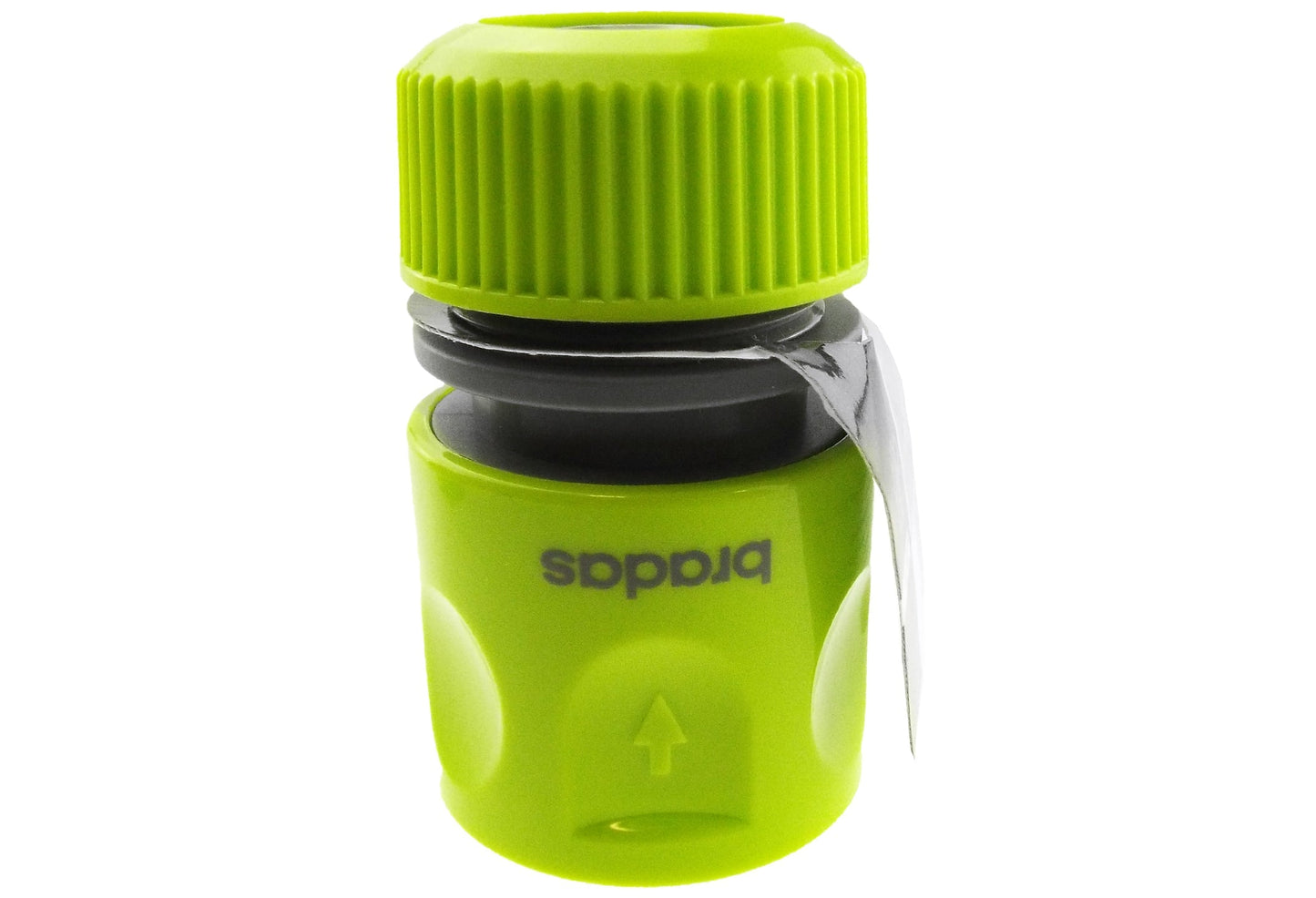 Female Hose Connector With Stop, 1/2in or 5/8in Hose, Lime for Hose Pipe Fitting